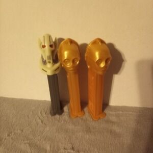Star Wars‎ PEZ Candy Dispensers 3 Piece Set C3PO General Grievous
